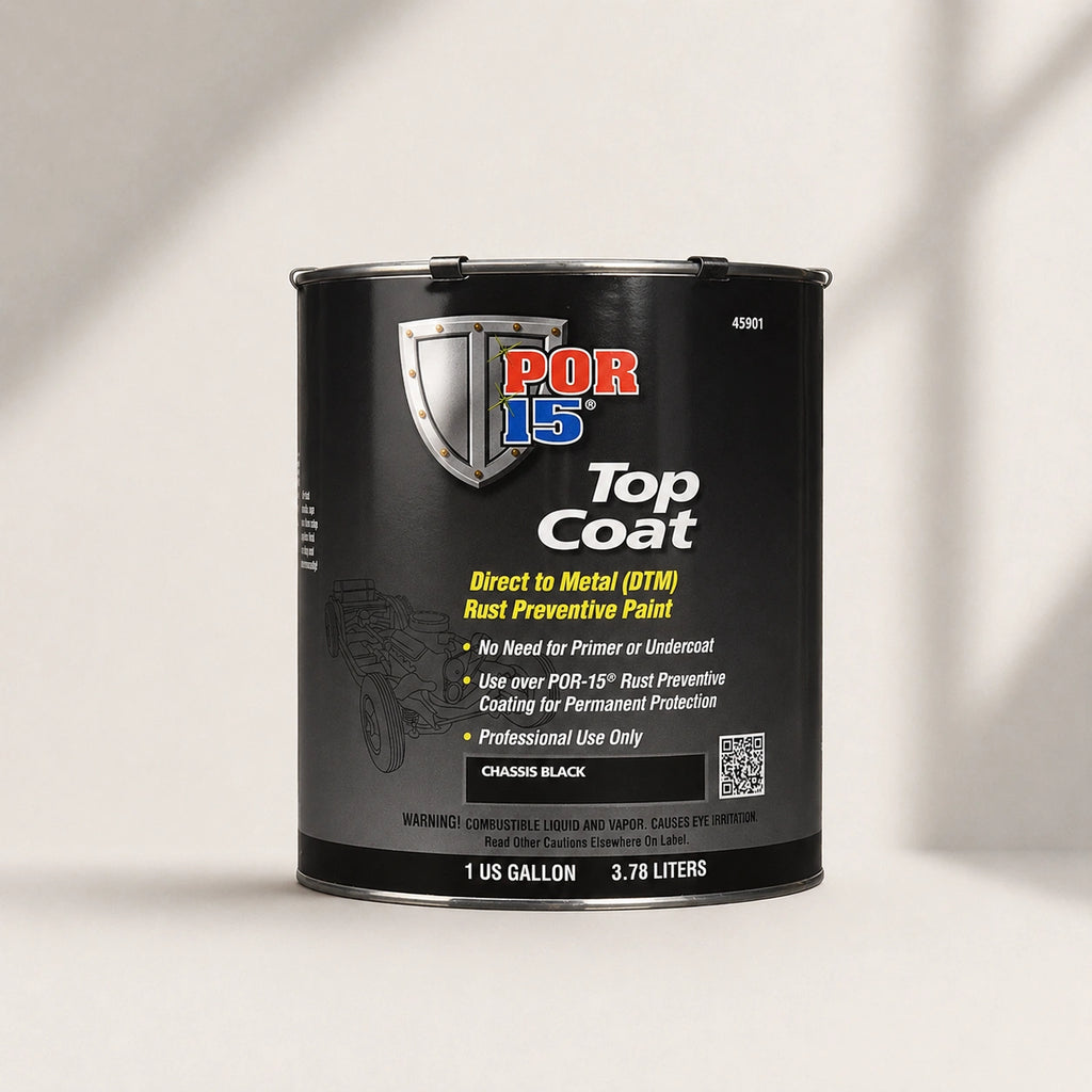 POR-15 Top Coat Chassis Black 3.78 L - POR45901