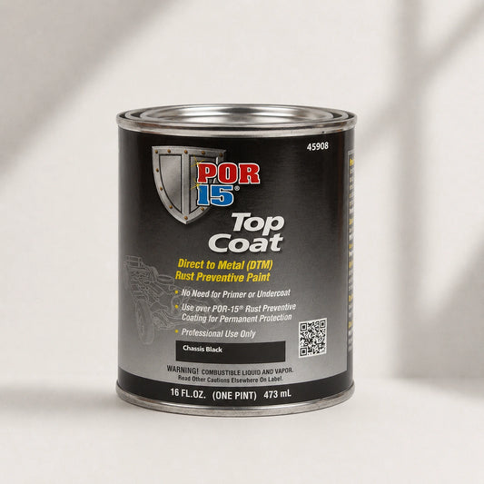 POR-15 Top Coat Chassis Black 473 ML - POR45908