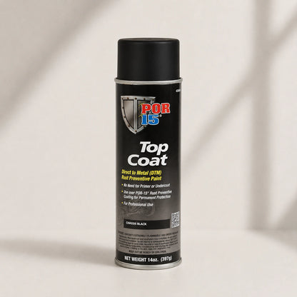 POR-15 Top Coat Chassis Black Aerosol 397G - POR45918