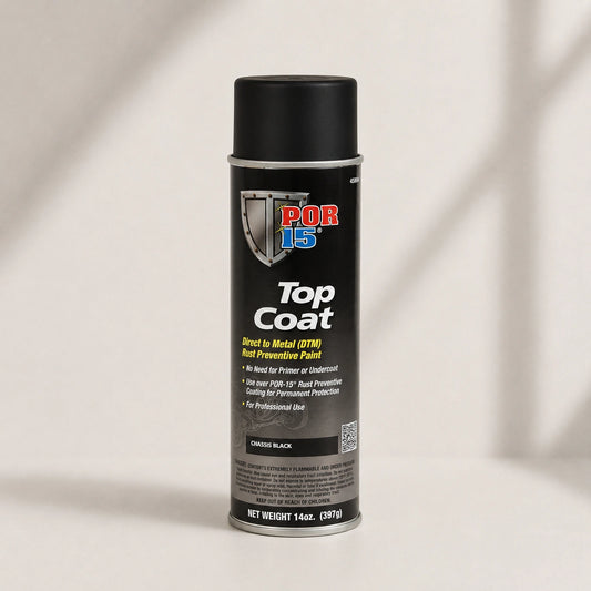 POR-15 Top Coat Chassis Black Aerosol 397G - POR45918