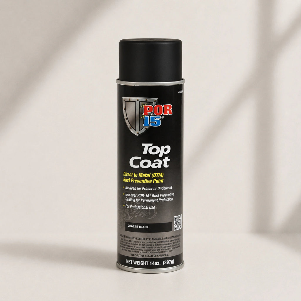 POR-15 Top Coat Chassis Black Aerosol 397G - POR45918