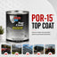 POR-15 Top Coat Silver 3.78 L - POR46001