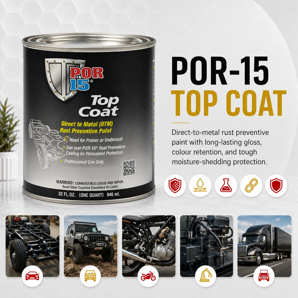 POR-15 Top Coat Silver 946 ML - POR46004
