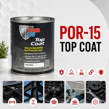 POR-15 Top Coat White 473 ML - POR46808