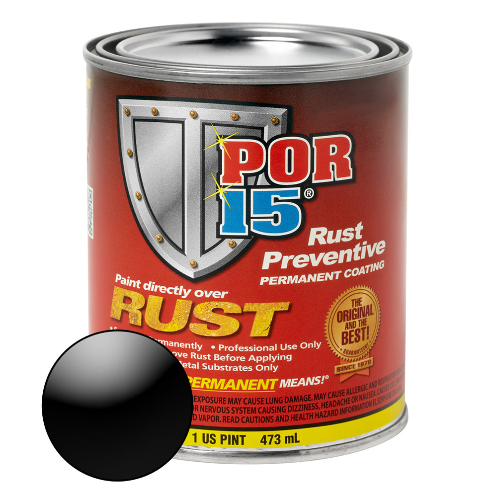 POR-15 Rust Preventive Paint Gloss Black 473ML - POR45008