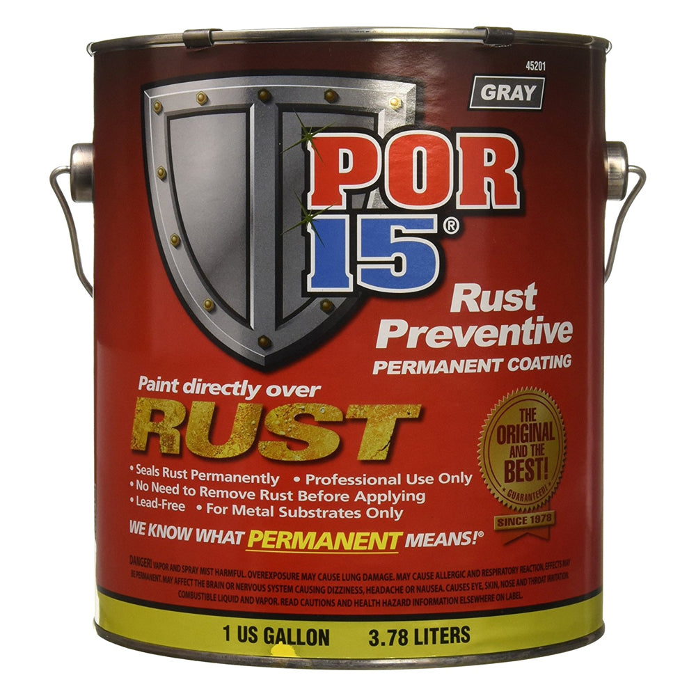 POR-15 Rust Preventive Paint Grey 3.78L - POR45201