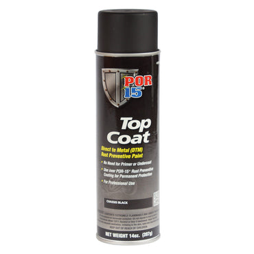 POR-15 Top Coat Chassis Black Aerosol 397G - POR45918