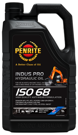 Penrite Indus Pro Hydraulic 68 Hydraulic Oil 5L - PROHYD68005