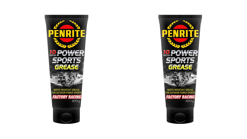 2 X Penrite 10 Tenths Power Sports Grease Water Resistant 100g - PSGR0001 (Twin Pack)