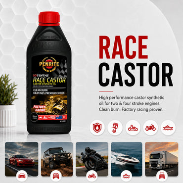 Penrite 10 TENTHS Race Castor Oil 20W-40 1L - RCAS001