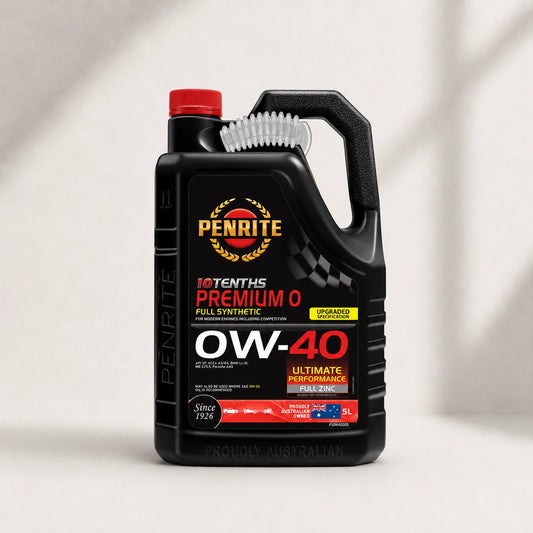 Penrite 10 Tenths Premium 0W-40 Engine Oil 5L - FS0W40005