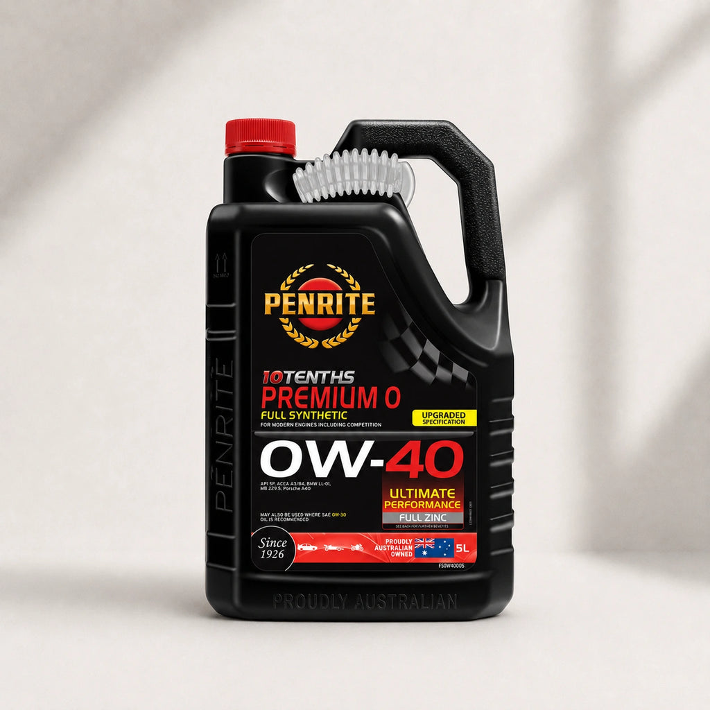 Penrite 10 Tenths Premium 0W-40 Engine Oil 5L - FS0W40005