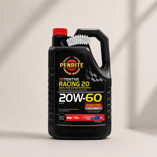 Penrite 10 Tenths Racing 20W-60 Engine Oil 5L - RACING20W60005