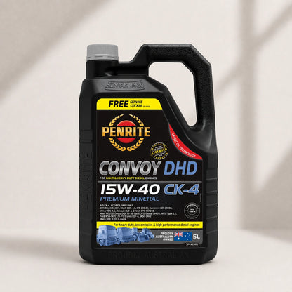 Penrite Diesel HD SAE 15W-40 Cj-4-Sm Engine Oil 5L - DHD005