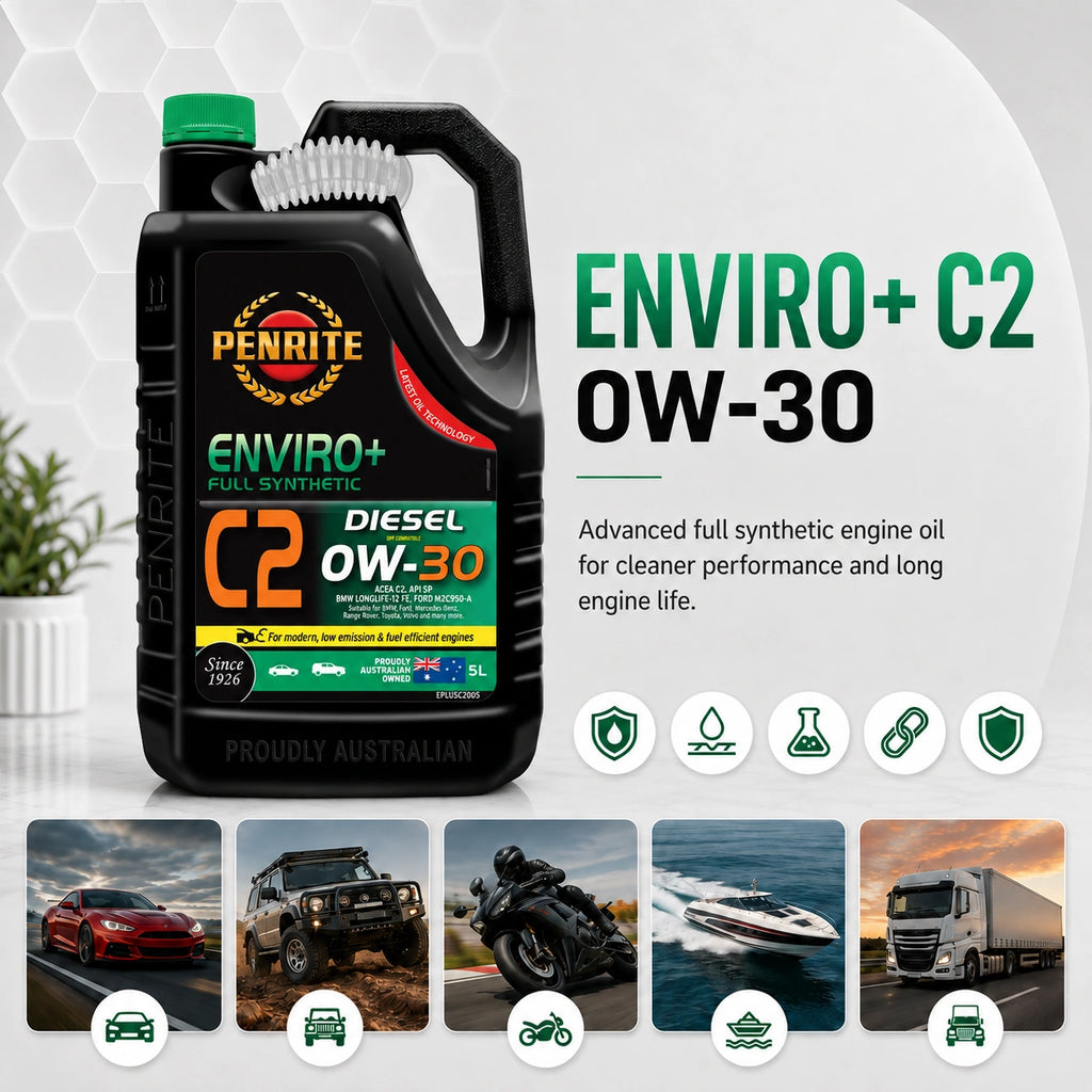 Penrite Enviro+ C2 0W-30 Engine Oil 5L - EPLUSC2005