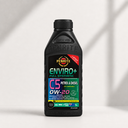 Penrite Enviro+ C5 SAE 0W-20 Synthetic Engine Oil 1L - EPLUSC5001