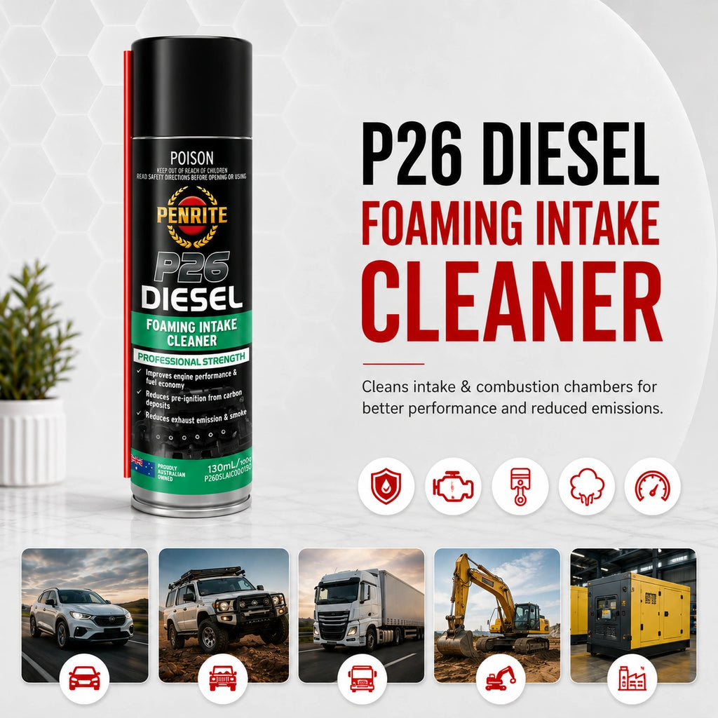 Penrite Foaming Intake Cleaner Diesel P26 130ml - P26DSLAIC000130