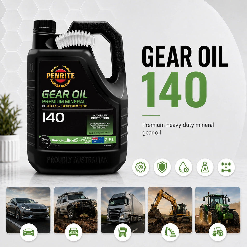 Penrite Gear Oil 140 SAE 140 Mineral Gear & Differential Oil 2.5L - GO1400025