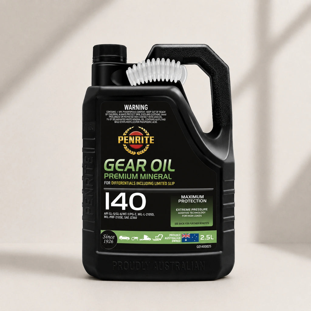Penrite Gear Oil 140 SAE 140 Mineral Gear & Differential Oil 2.5L - GO1400025
