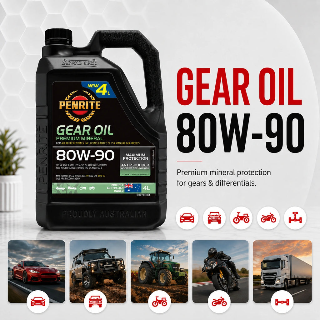 Penrite Gear Oil Mineral 80W-90 4L GO8090004