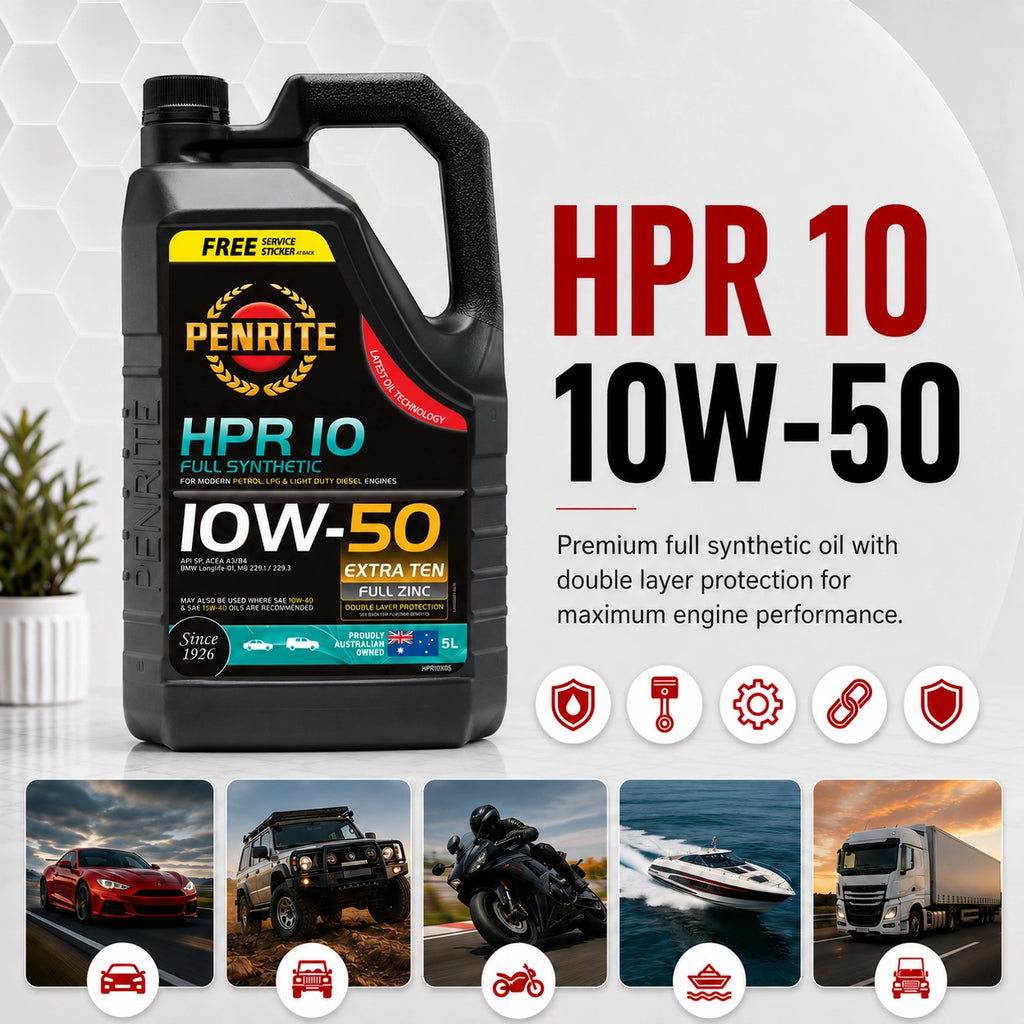 Penrite HPR 10 SAE 10W-50 Engine Oil 5L - HPR10005