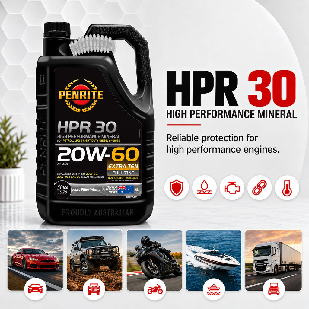 Penrite HPR 30 SAE 20W-60 Engine Oil 5L - HPR30005