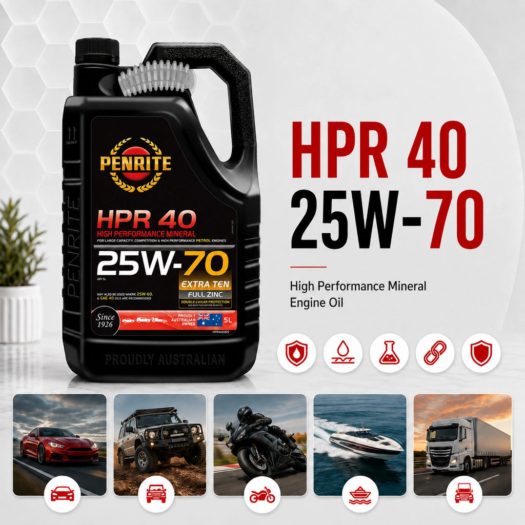 Penrite HPR 40 25W-70 Sl Engine Oil 5L - HPR40005