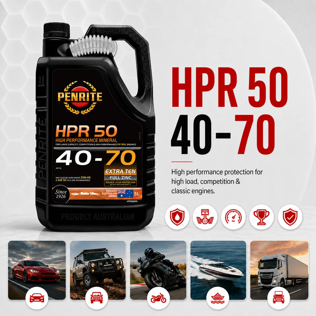 Penrite HPR 50 40-70 Sl Engine Oil 5L- HPR50005