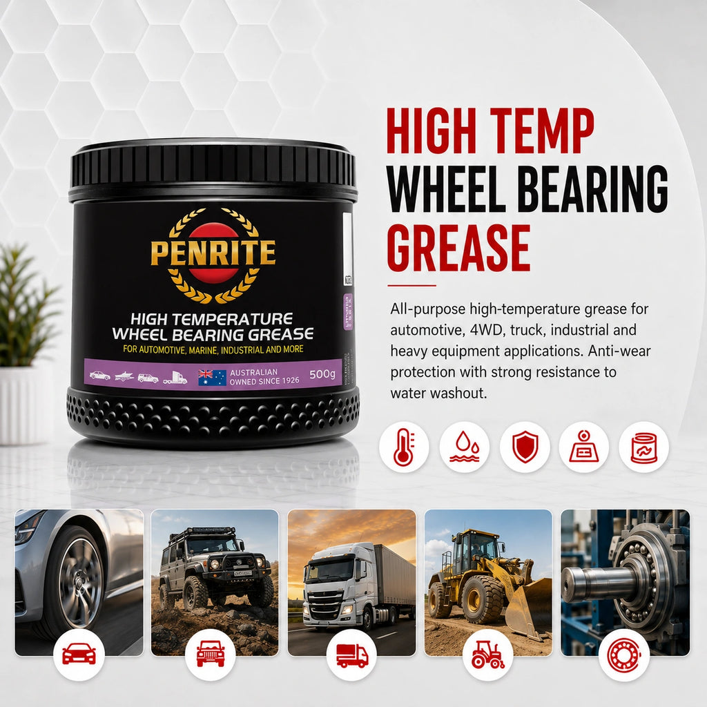Penrite High Temperature Wheel Bearing Grease 500g - HTGR0005 **Twin Pack**