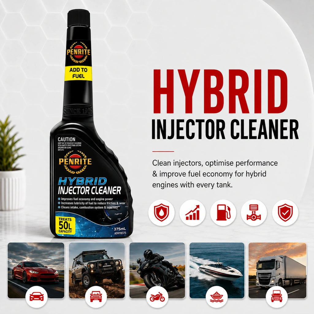 2 X Penrite Hybrid Injector Cleaner Additive 375ml - ADHYB375 ** Twin Pack **