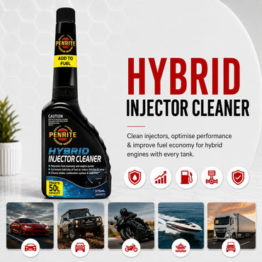 2 X Penrite Hybrid Injector Cleaner Additive 375ml - ADHYB375 ** Twin Pack **