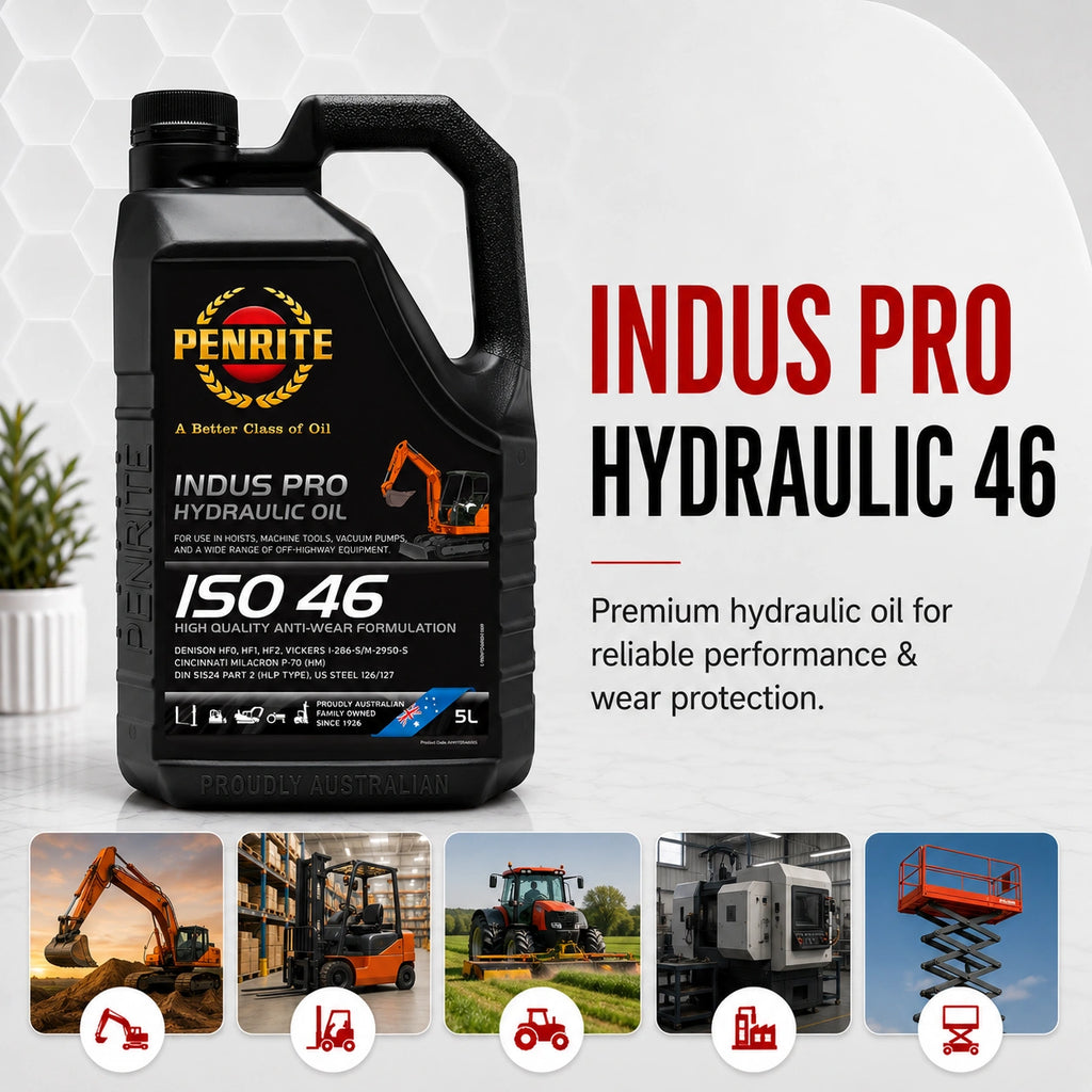 Penrite Indus Pro Hydraulic 46 ISO 46 Hydraulic Oil 5L - PROHYD46005