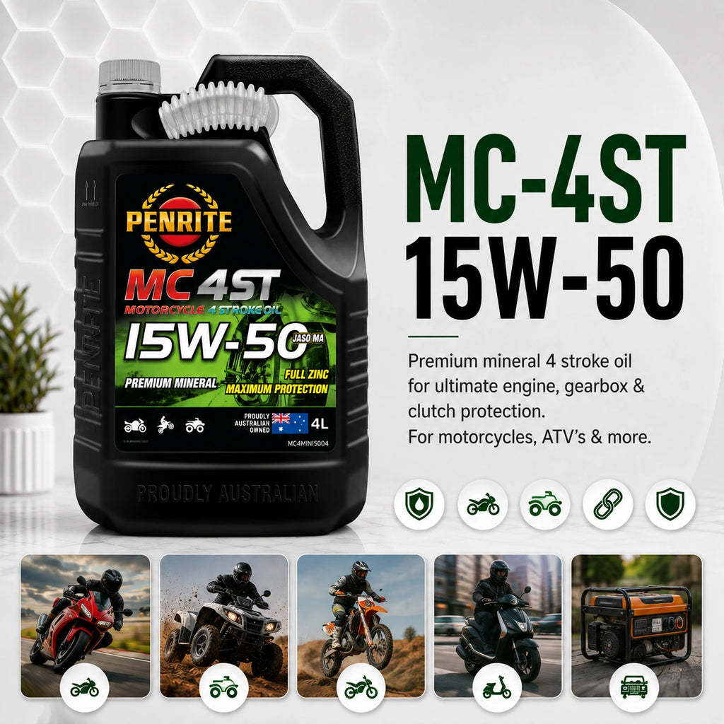Penrite MC-4ST 4 Stroke Oil Mineral 15W-50 4L -MC4MIN15004