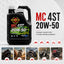 Penrite MC-4ST 4 Stroke Oil Mineral 20W-50 4L - MC420W50004