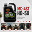 Penrite MC-4ST 4 Stroke Oil Mineral HD SAE 50 4L - MC4HD50004