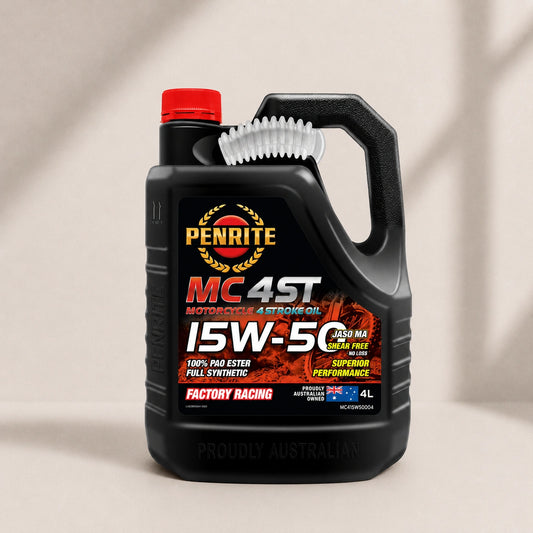 Penrite MC-4ST 15W-50 (100% PAO & ESTER) 4L - MC415W50004