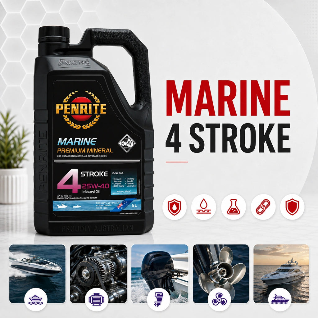 Penrite Marine Inboard 4 Stroke Oil 25W-40 5L - MAR25W40005
