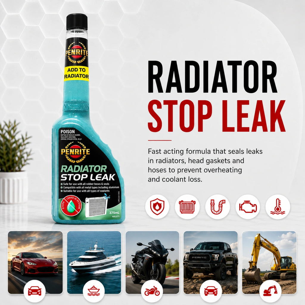 2 X Penrite Radiator Stop Leak 375mL - ADRSL375 ** Twin Pack **