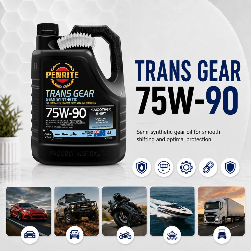 Penrite Trans Gear SAE 75W-90 Semi-Synthetic Engine Oil 4L - TG7590004
