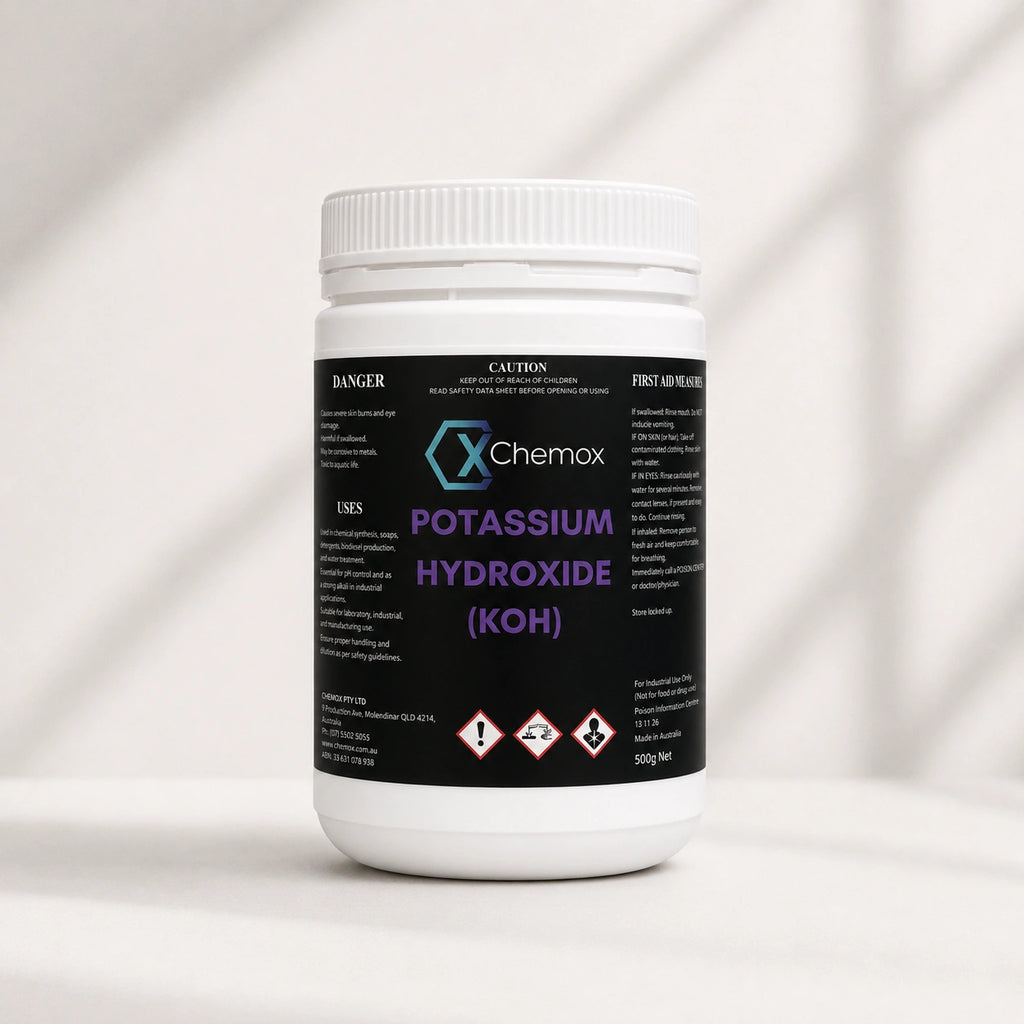 Potassium Hydroxide Caustic Potash Flakes  (KOH) 1KG