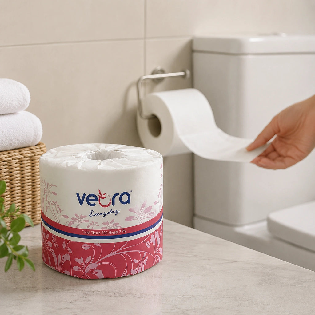 Veora 22002 Everyday Toilet rolls (2 Ply 48 Packs x 700S/Roll)
