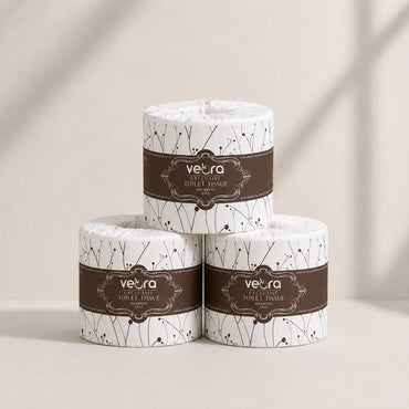 Veora 22811 Luxury Toilet Rolls (3 Ply 48 Packs x 210S/Roll)