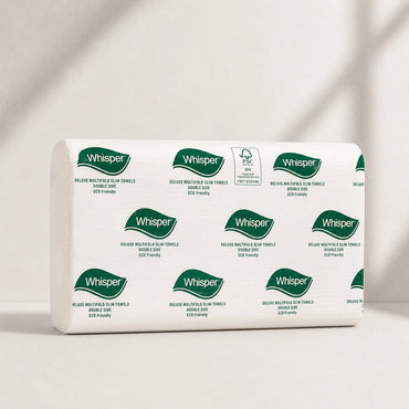 Whisper 3855 Deluxe Ultrafold Hand Towel (1 Ply 20 Packs x 200S/Pack)