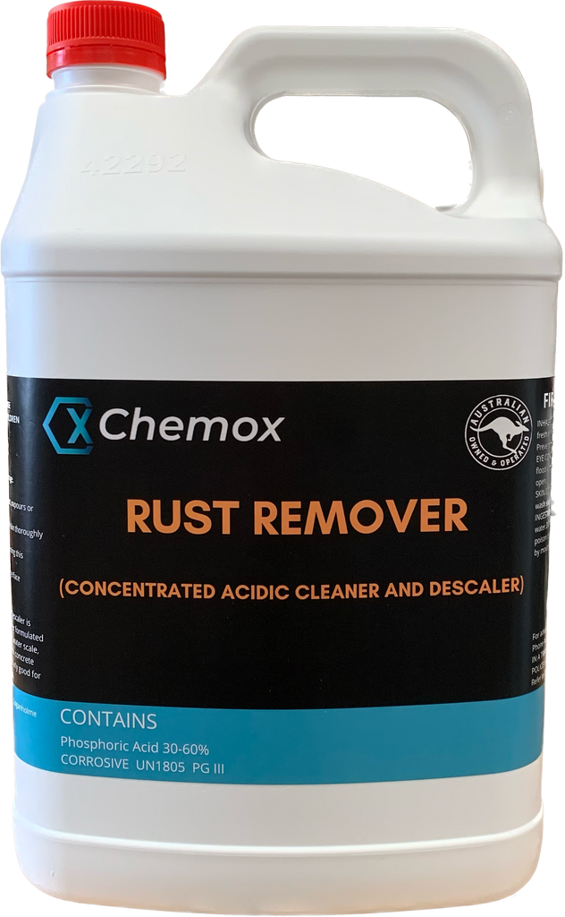 Chemical To Remove Rust Rust Remover 4L – Chemox Chemicals Australia