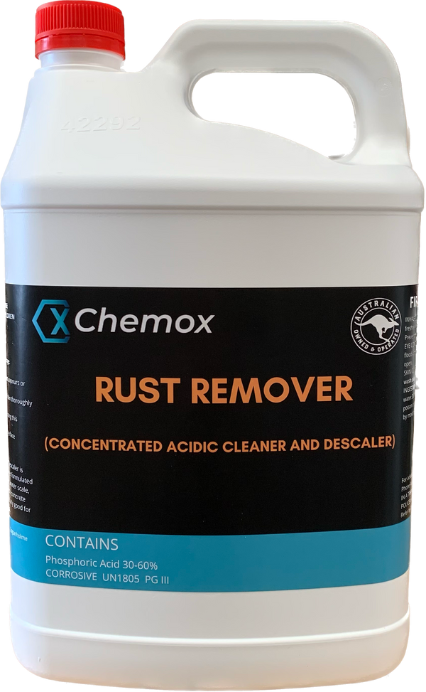 Rust Remover 4L – Chemox Chemicals Australia