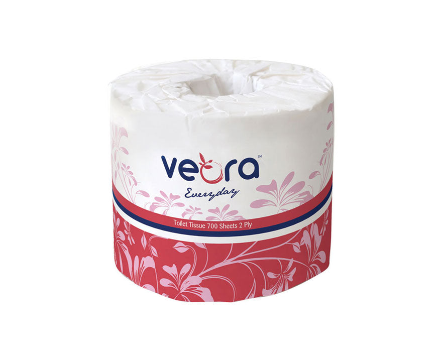 Veora 22002 Everyday Toilet rolls (2Ply 700Sheets/Roll)