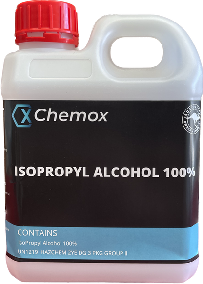 Chemox - Isopropyl Alcohol Isopropanol 100% Rubbing Alcohol 1L