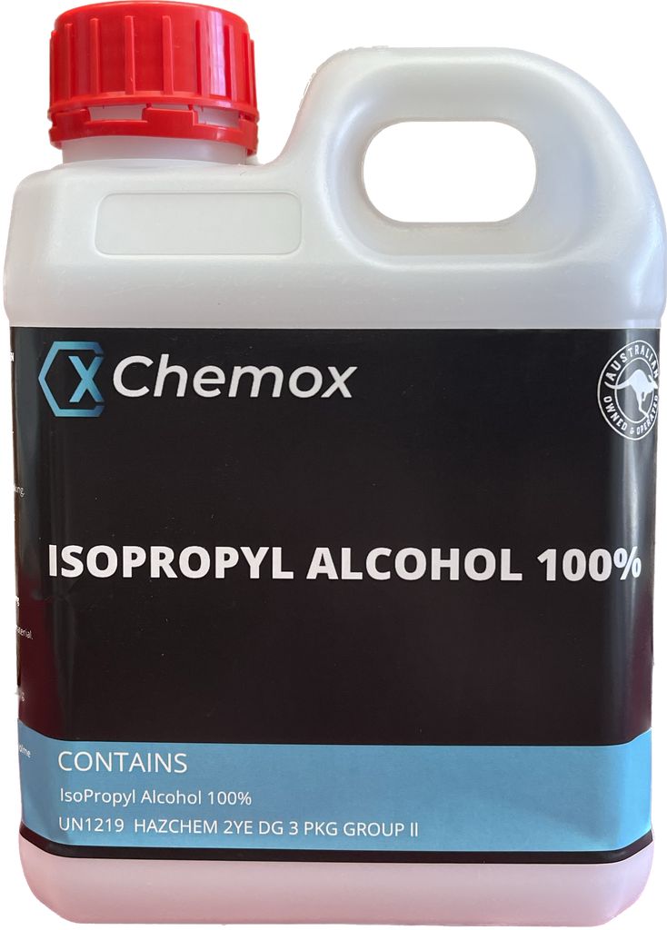 Chemox - Isopropyl Alcohol Isopropanol 100% Rubbing Alcohol 1L