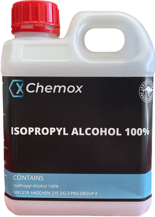 Chemox - Isopropyl Alcohol Isopropanol 100% Rubbing Alcohol 1L