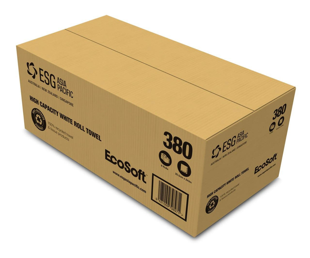 ESG EcoSoft 380 High Capacity White Hand Roll Towel